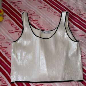 Zara Sequin Tank Top